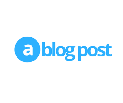 A Blog Post